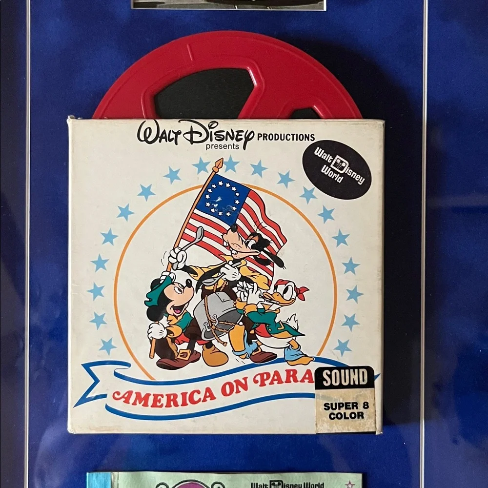 Disney World America on Parade Vintage Super 8 Movie 1975 Ticket 4th of July